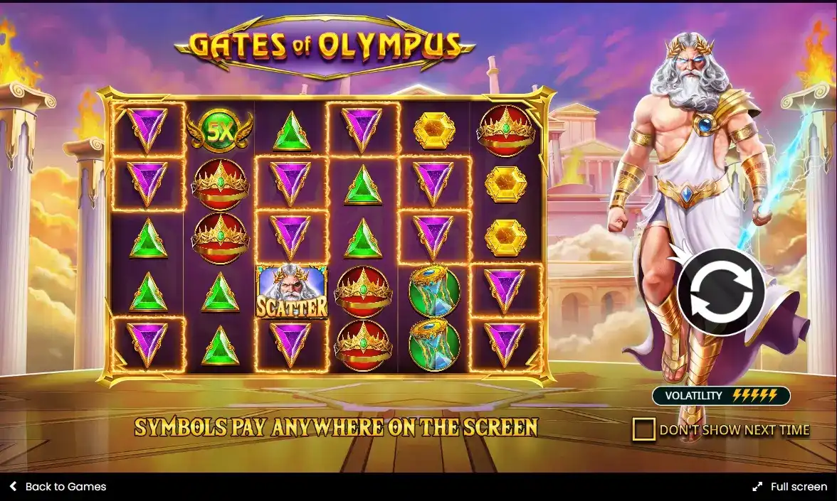 Gates of Olympus slot talimatları nasıl oynanır.